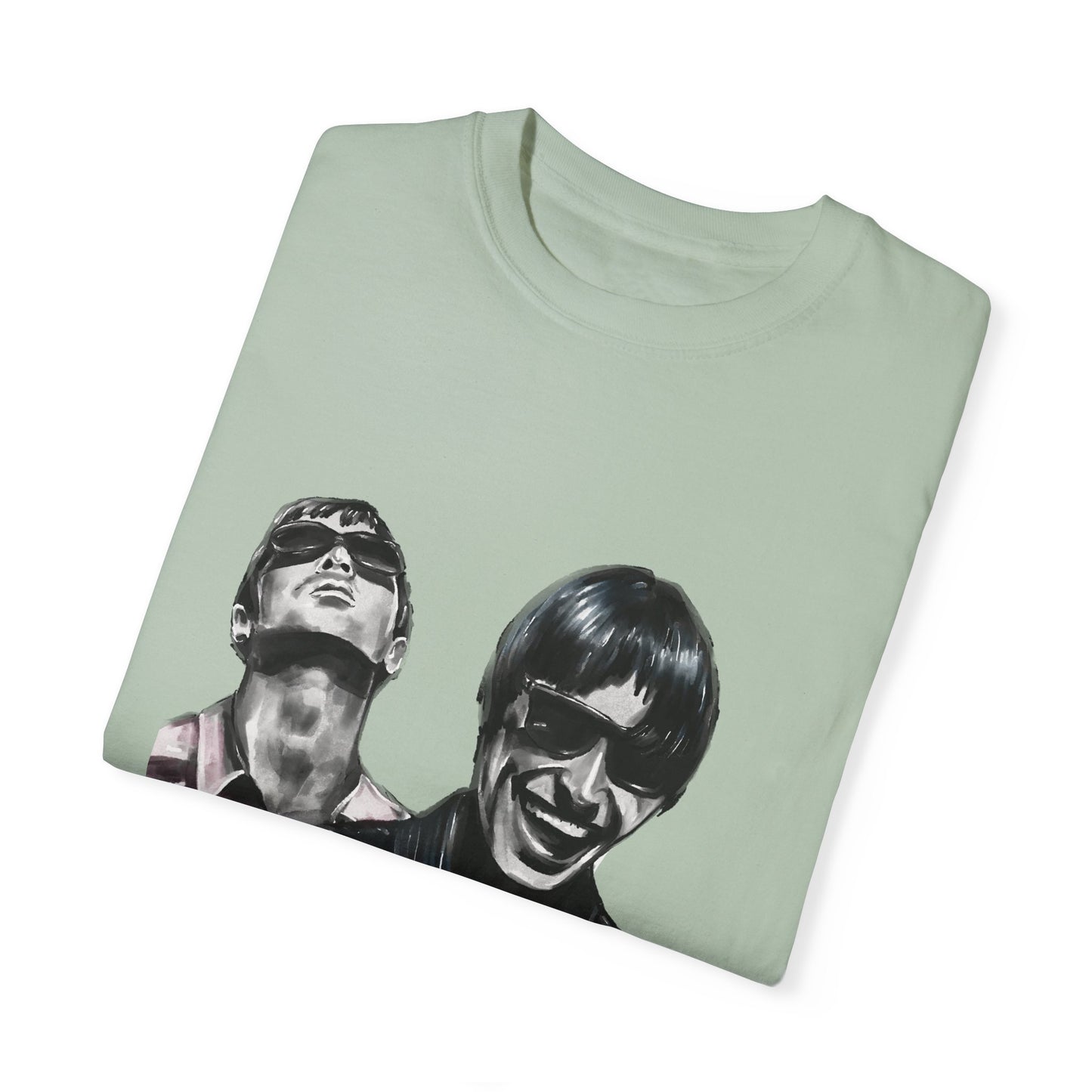 Liam & Noel Gallagher, Oasis, Unisex Garment-Dyed T-shirt