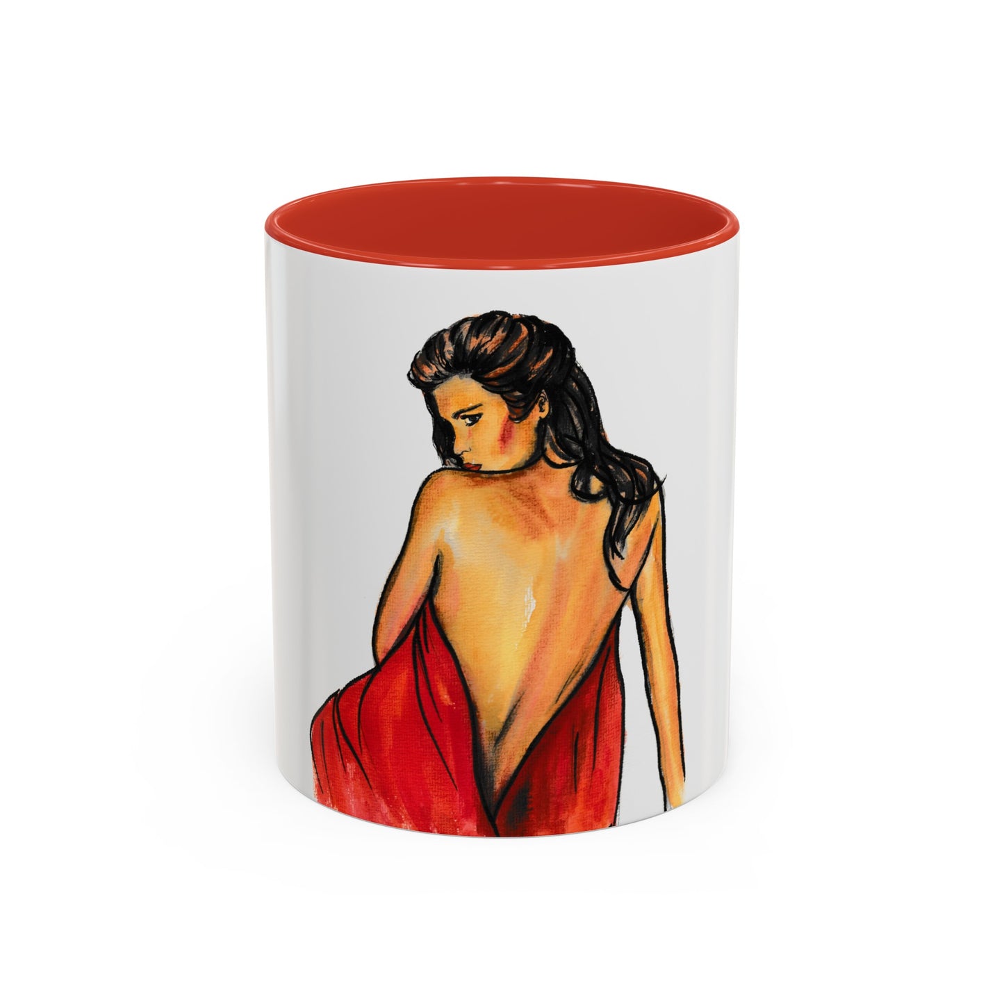 Gia Marie Carangi, Accent Coffee Mug (11, 15oz)