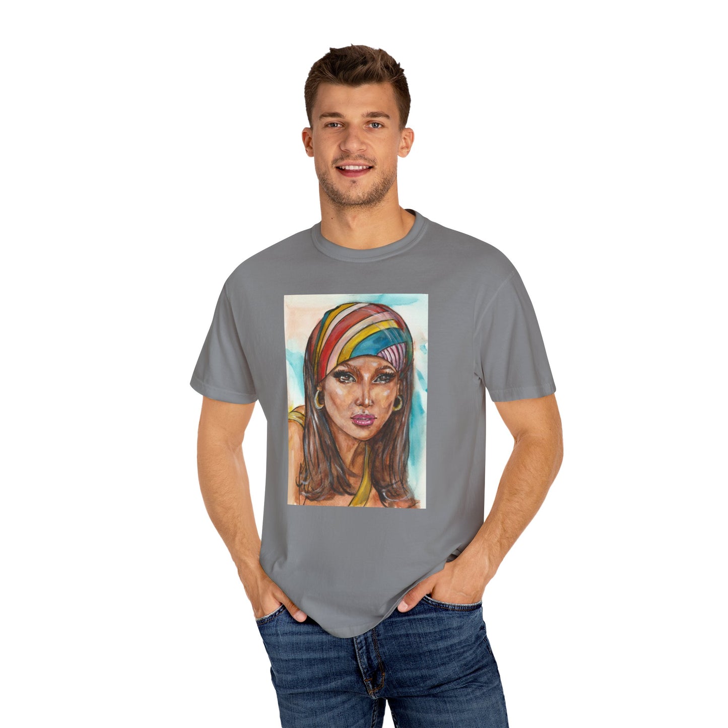 Jennifer Lopez, Unisex Garment-Dyed T-shirt