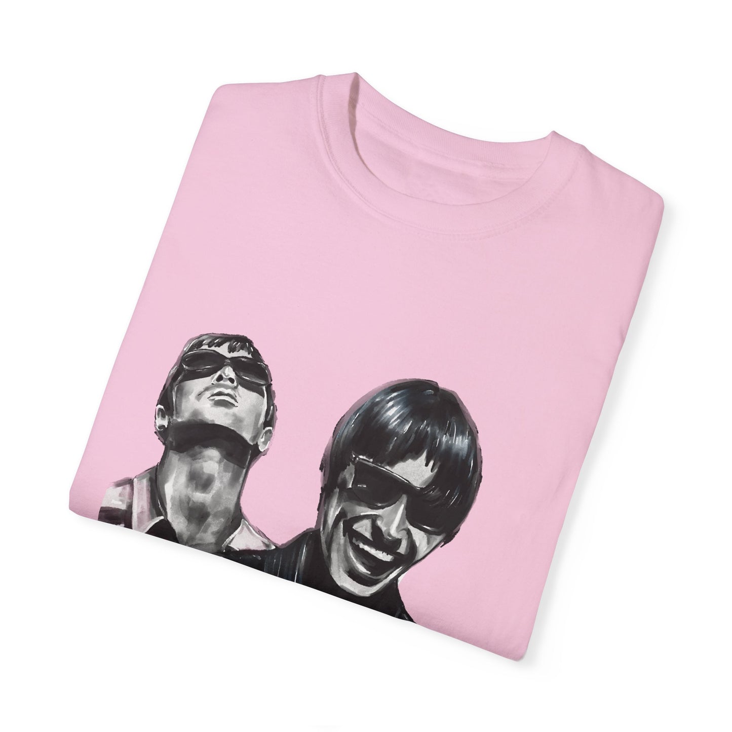 Liam & Noel Gallagher, Oasis, Unisex Garment-Dyed T-shirt