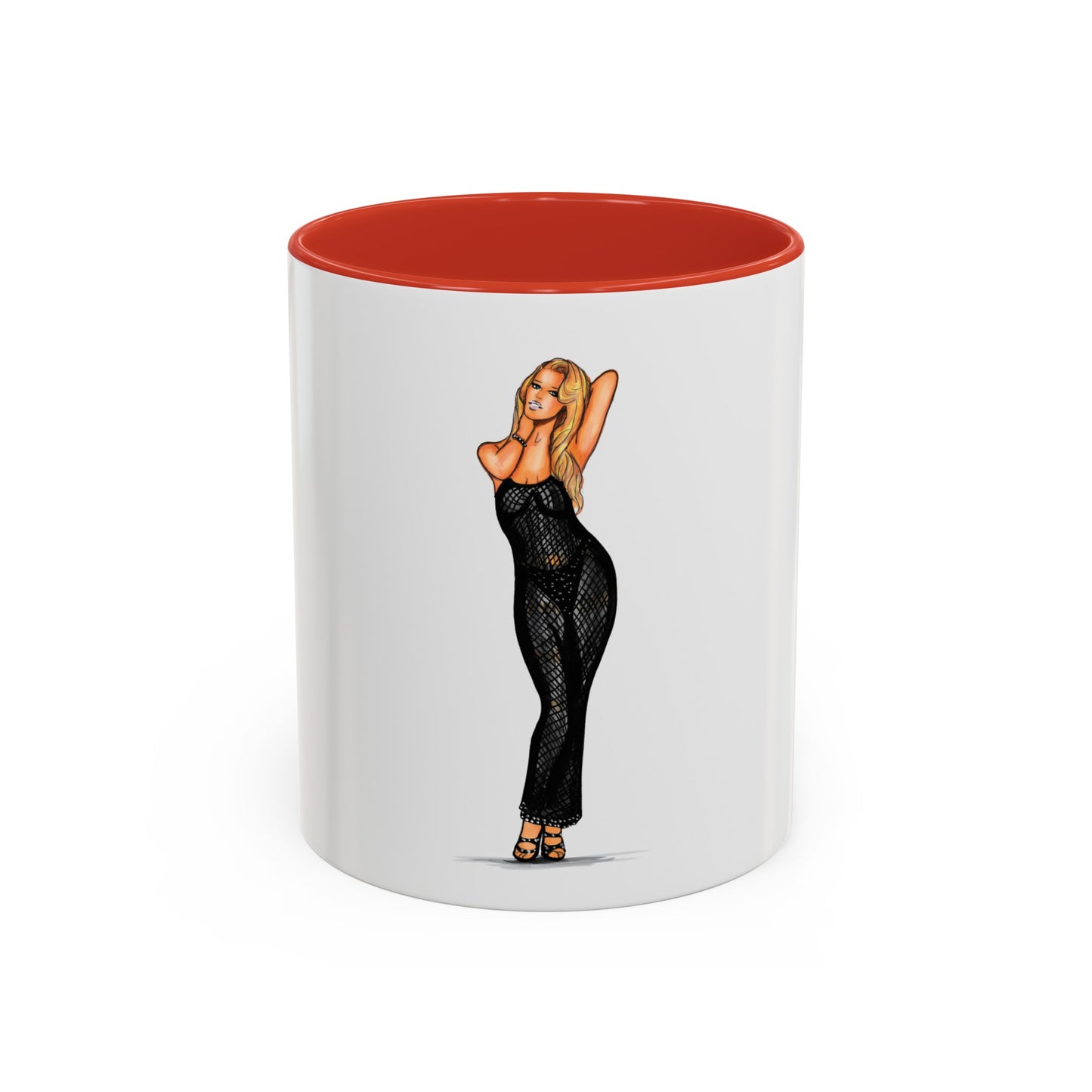 Claudia Schiffer, Accent Coffee Mug (11, 15oz)