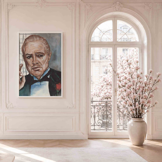 Marlon Brando. Museum Framed Print