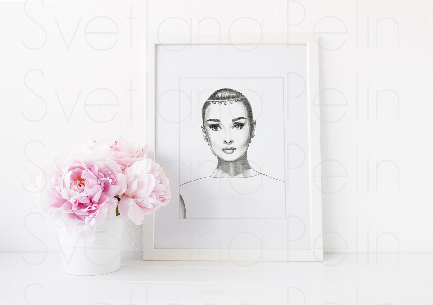 Audrey Hepburn, Funny face, ART PRINT Signed by Artist