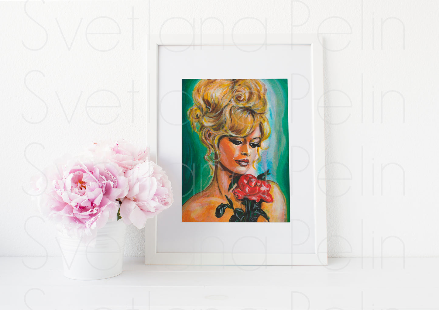 Brigitte Bardot, ART PRINT Signed by Artist