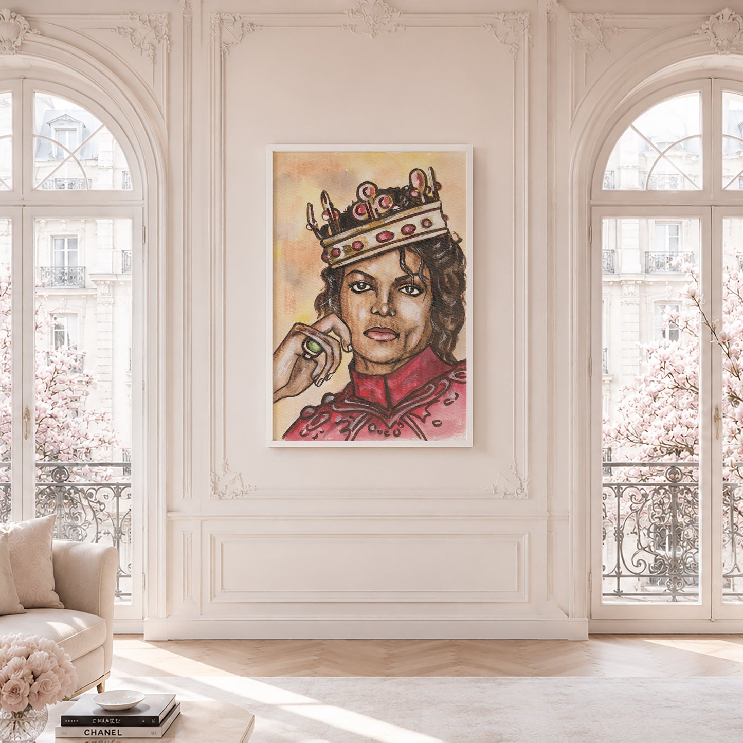 Michael Jackson. Museum Framed Print