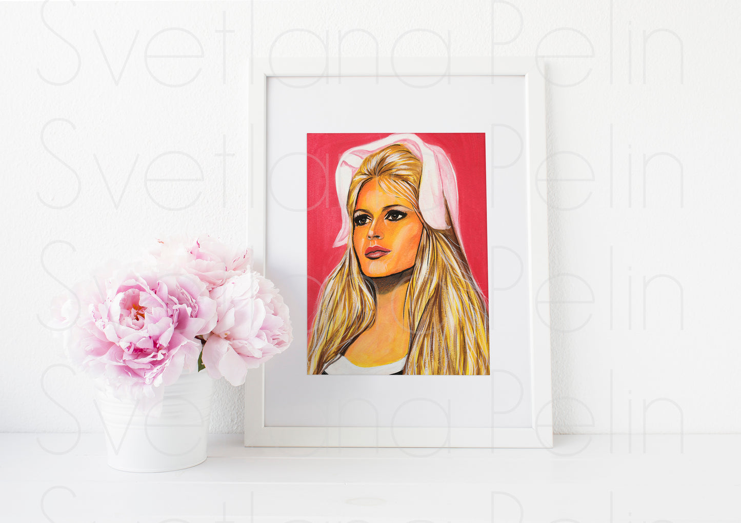 Brigitte Bardot, ART PRINT Signed by Artist