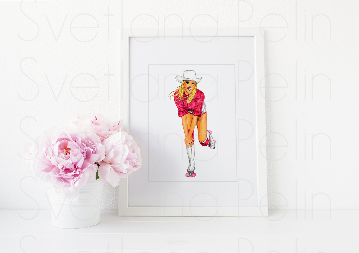 Olivia Newton-John, ART PRINT Signed by Artist