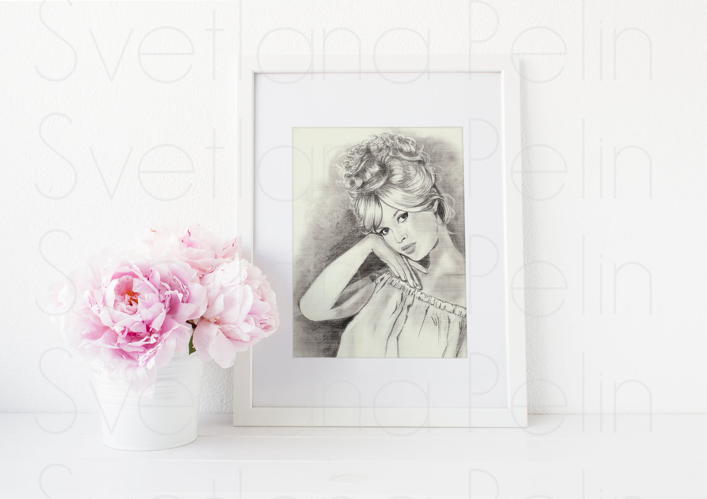 Brigitte Bardot, ART PRINT Signed by Artist