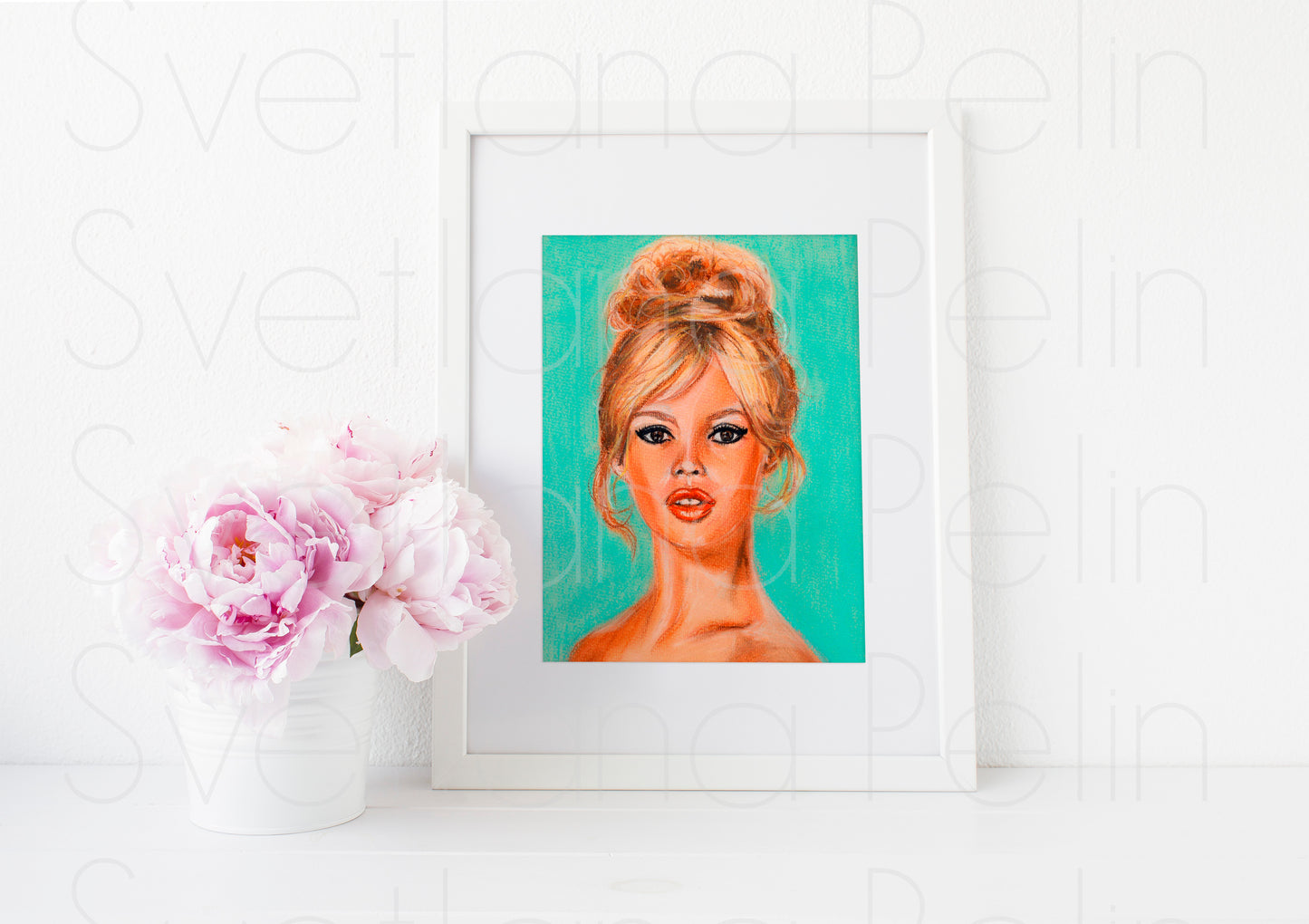 Brigitte Bardot, ART PRINT Signed by Artist