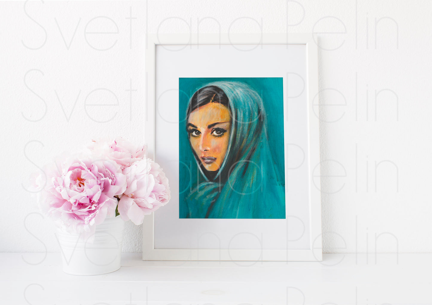 Audrey Hepburn, War & Peace, ART PRINT Signed by Artist