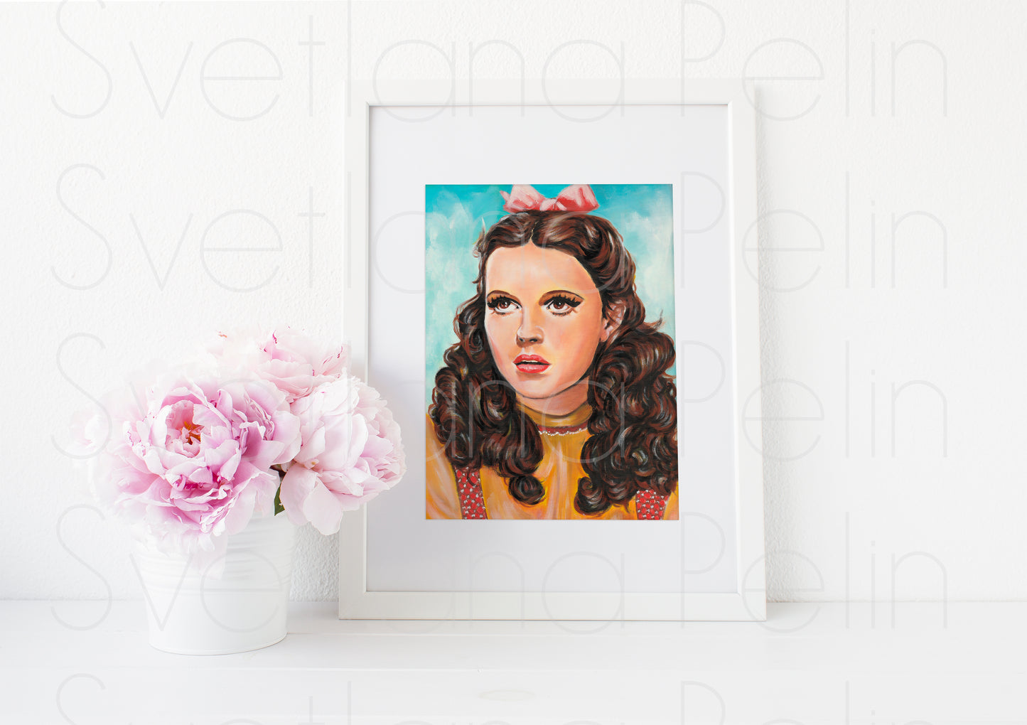 Judy Garland, Dorothy Gale, The Wizard of Oz, ORIGINAL Oil Painting, Artwork by Svetlana Pelin