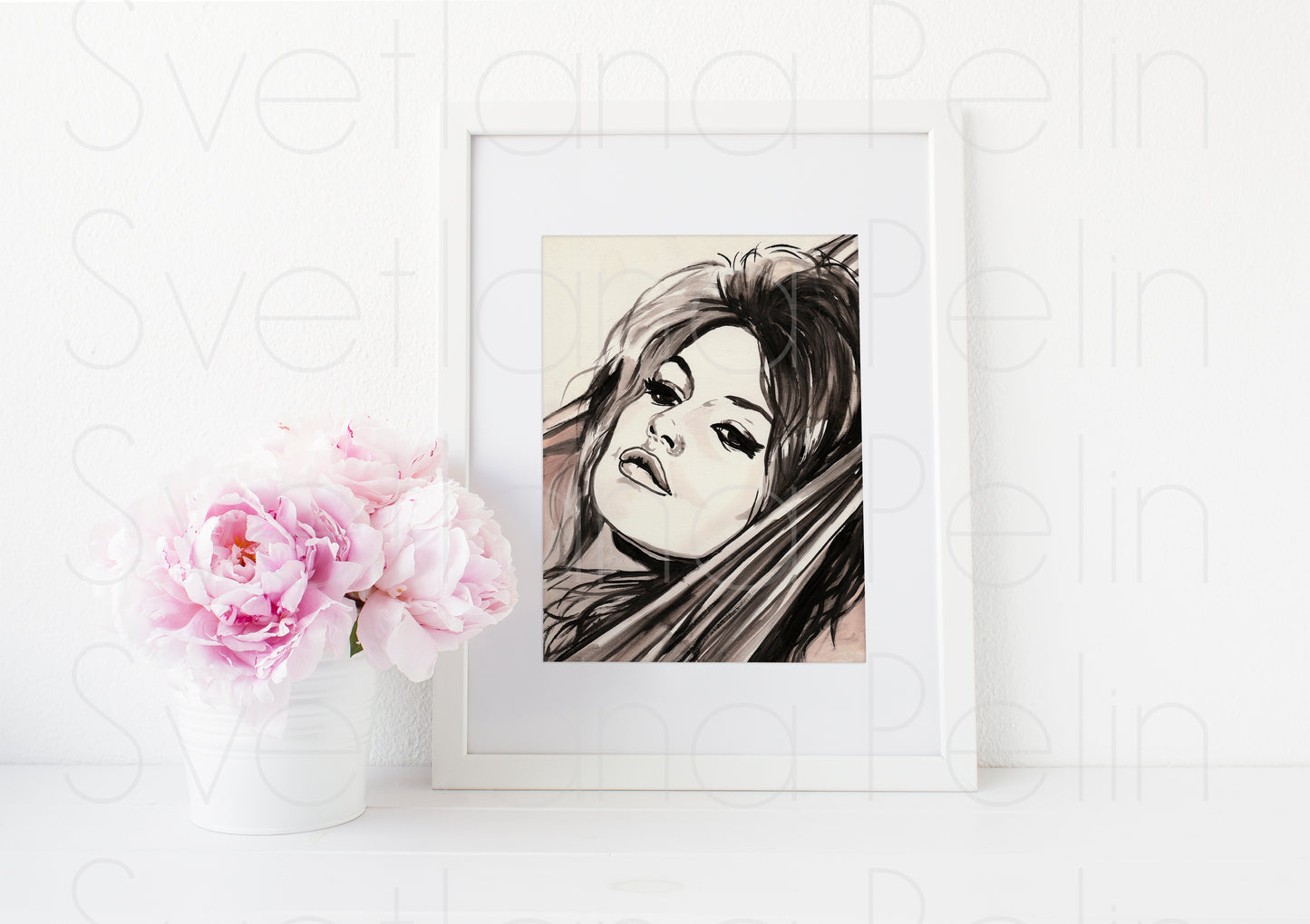 Brigitte Bardot, ART PRINT Signed by Artist