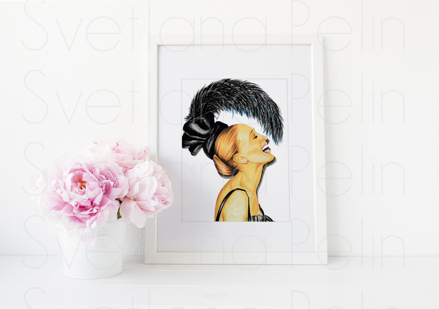 Sarah Jessica Parker, ART PRINT Signed by Artist