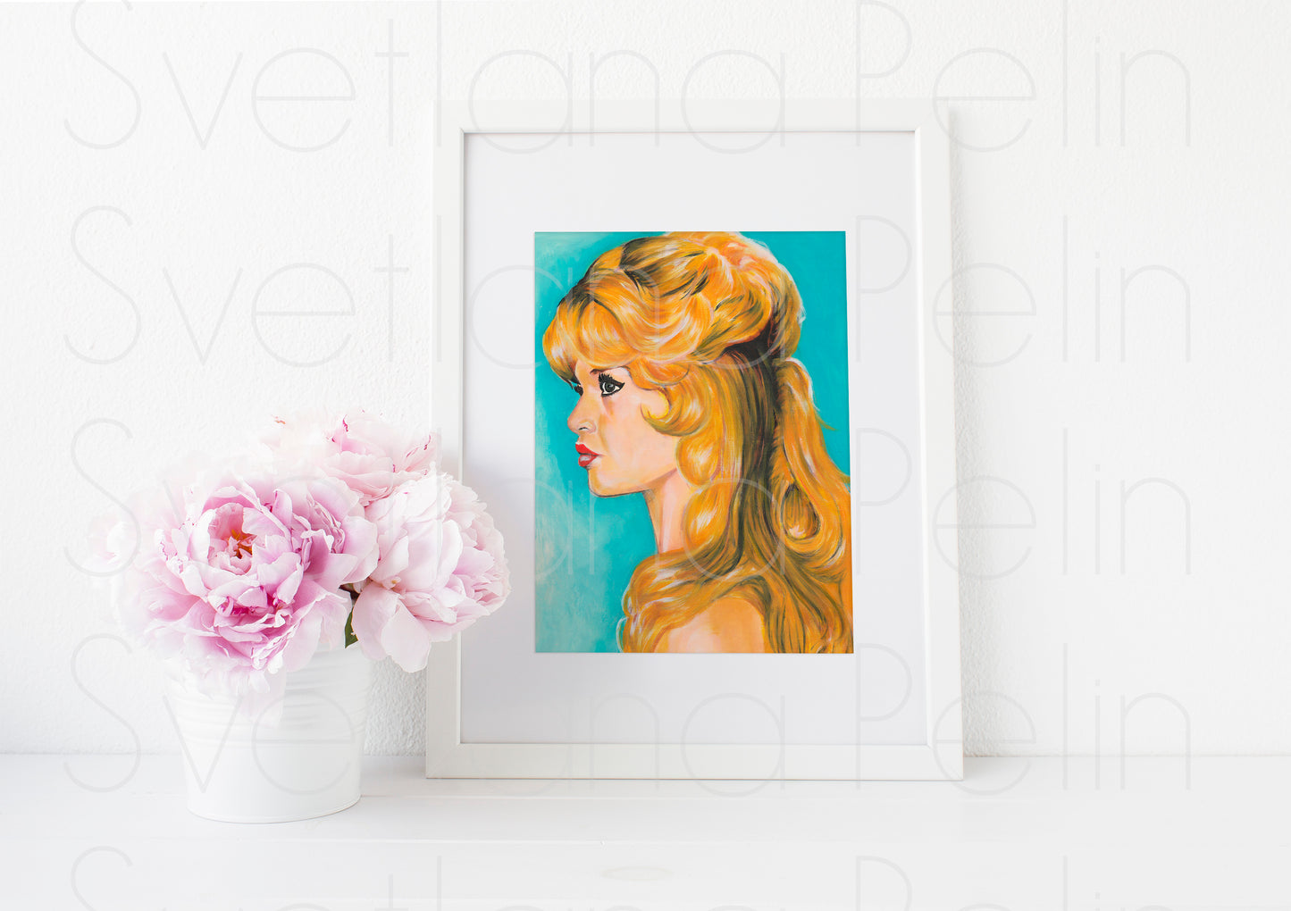 Brigitte Bardot, ART PRINT Signed by Artist