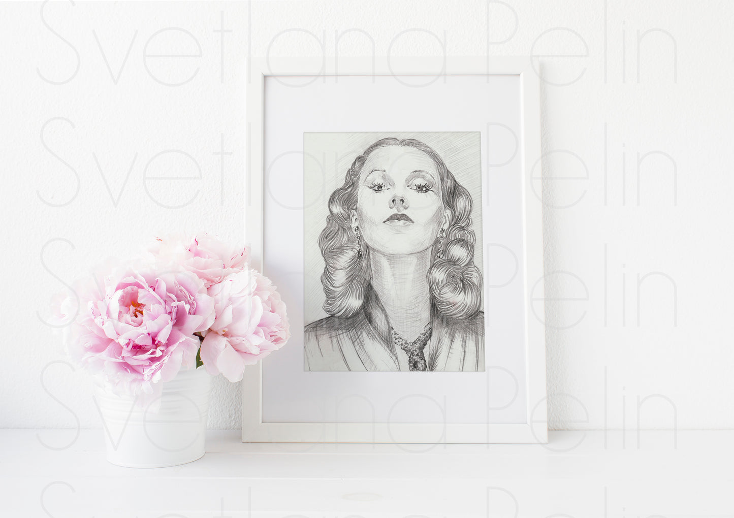 Vivien Leigh, ART PRINT Signed by Artist