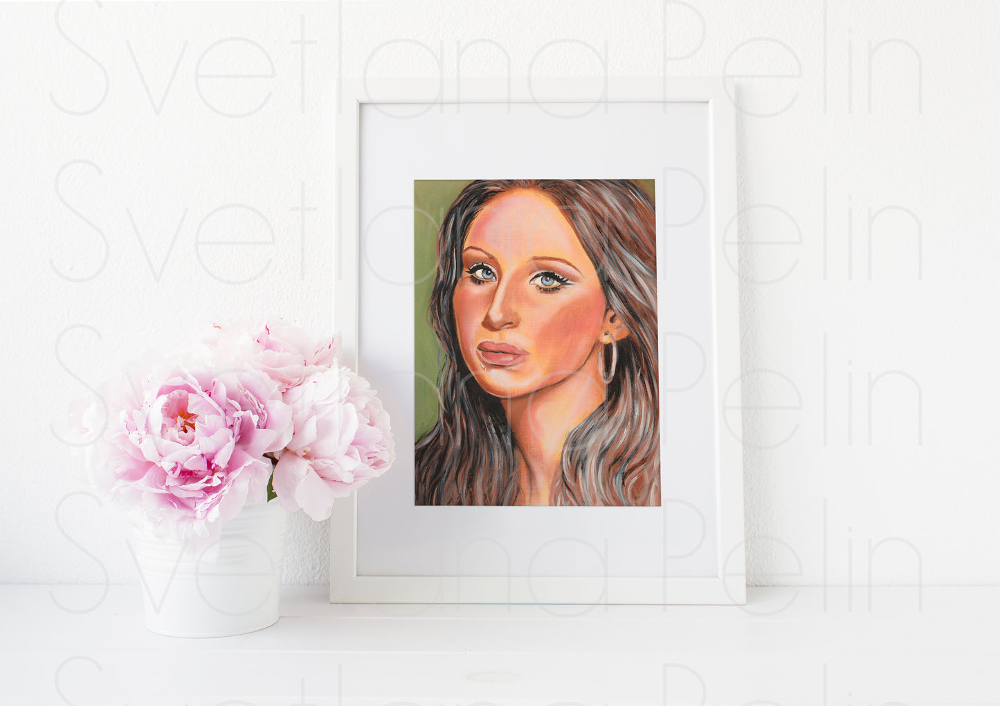 Barbra, BS, ART PRINT Signed by Artist