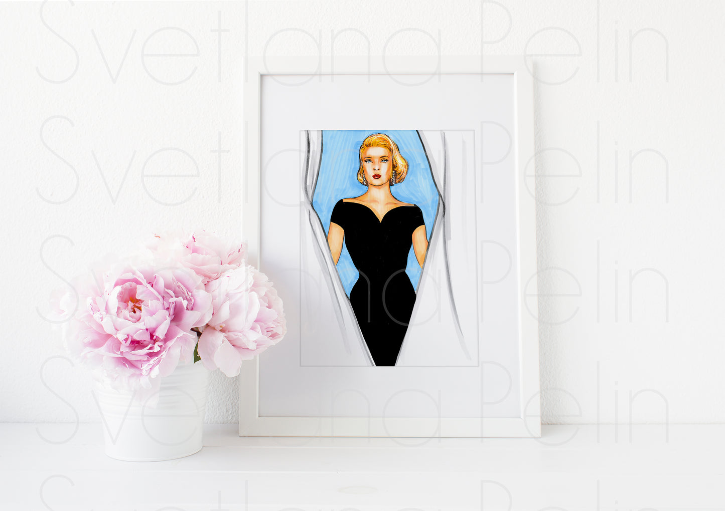 Grace Kelly, ART PRINT Signed by Artist