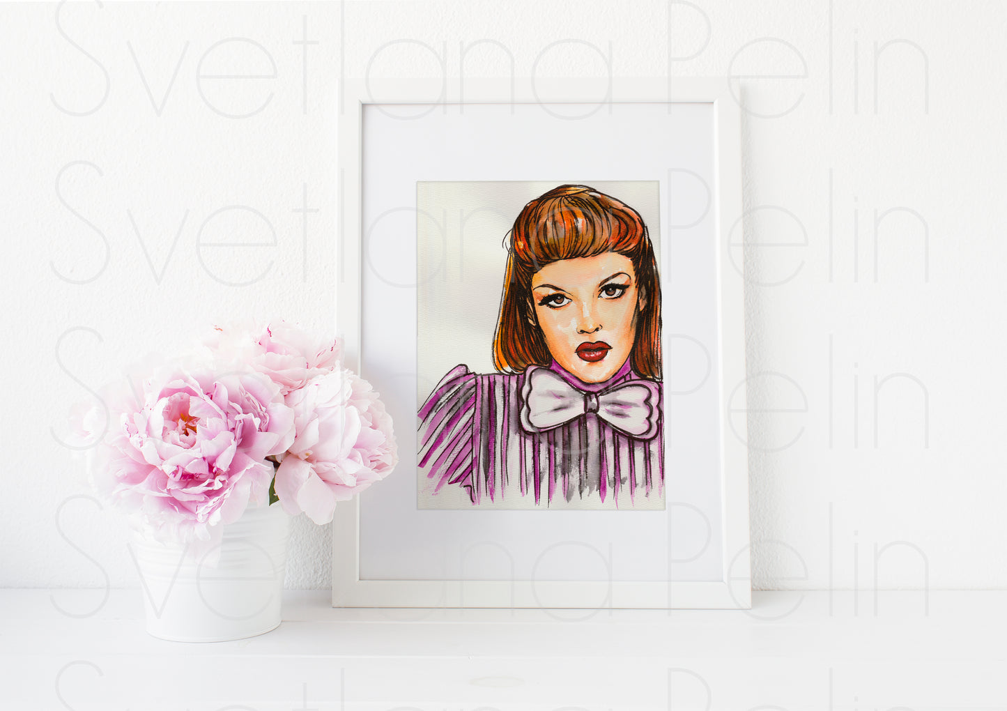 Judy Garland, ART PRINT Signed by Artist