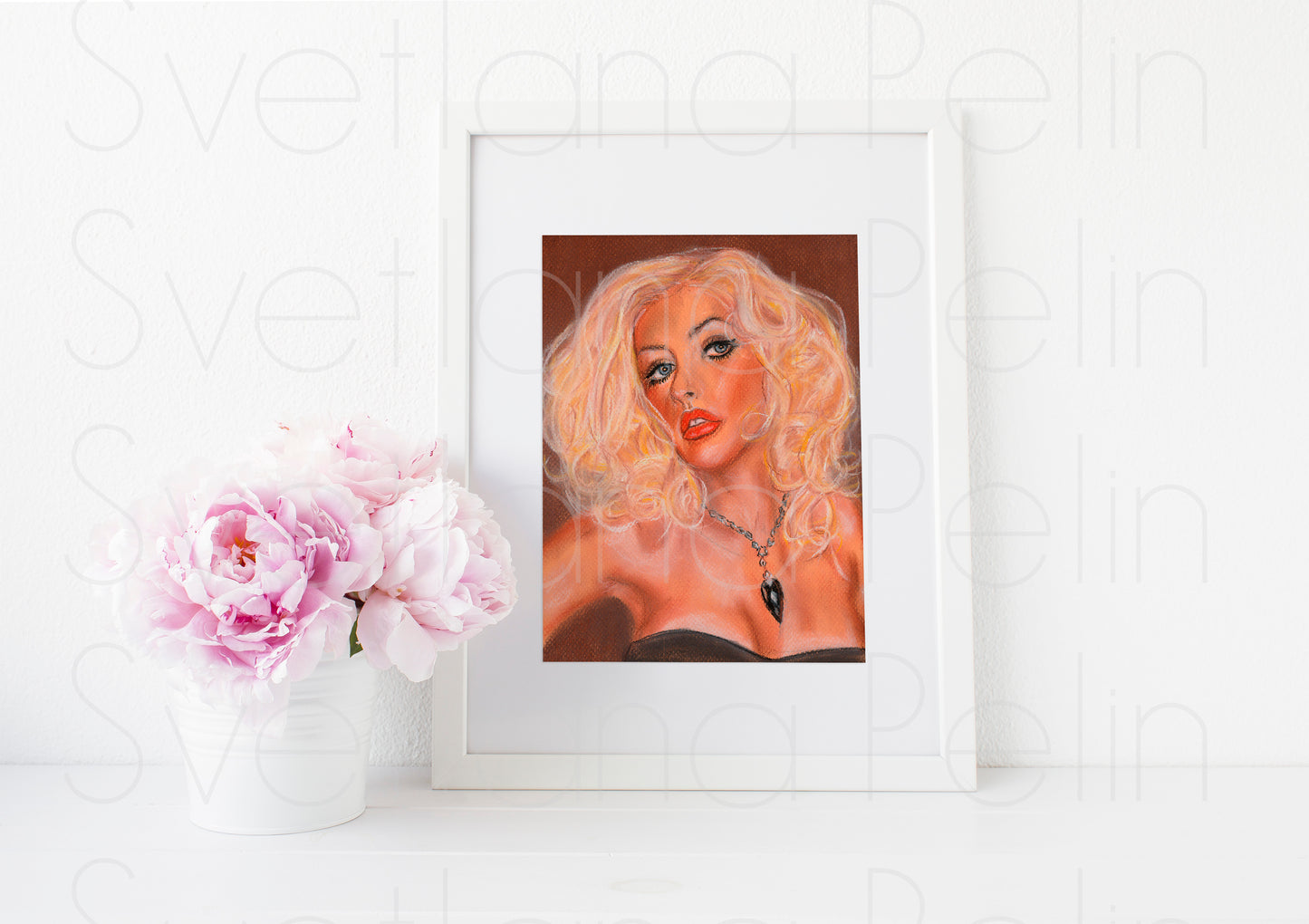 Christina Aguilera, ART PRINT Signed by Artist