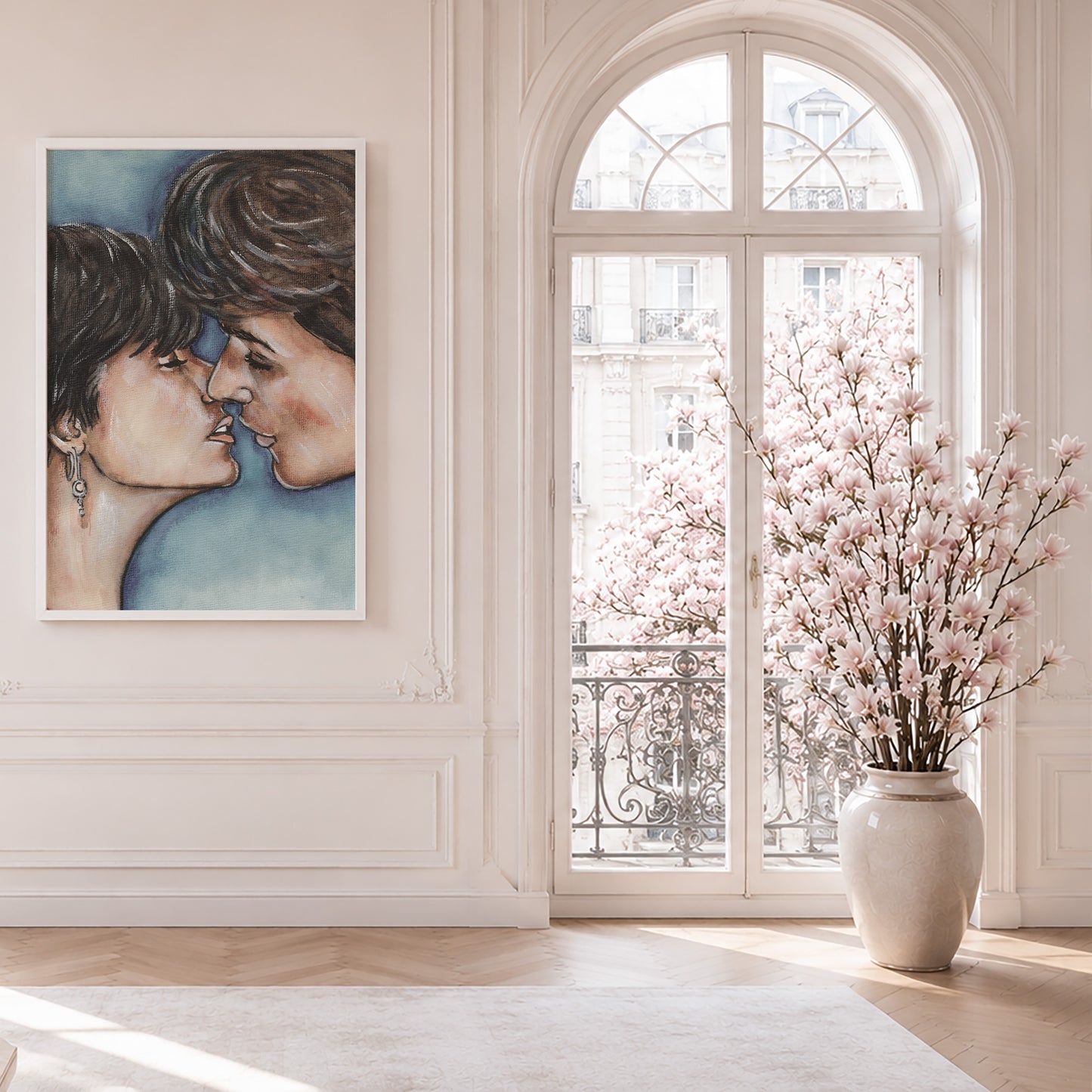 Demi Moore and Patrick Swayze in Ghost | Framed Fine Art Print