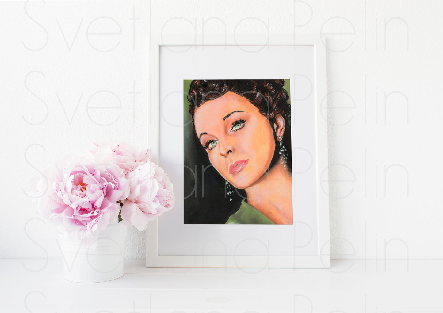 Vivien Leigh, ART PRINT Signed by Artist