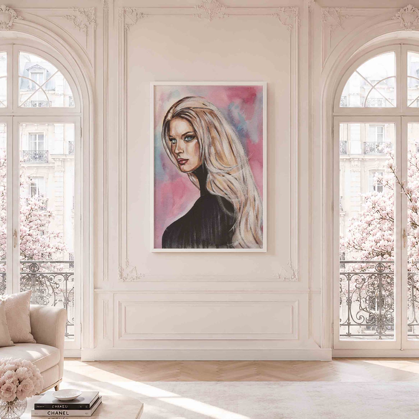 Gisele Bundchen. Museum Framed Print