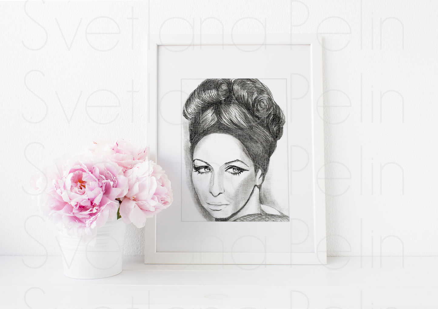 Barbra, BS, ART PRINT Signed by Artist