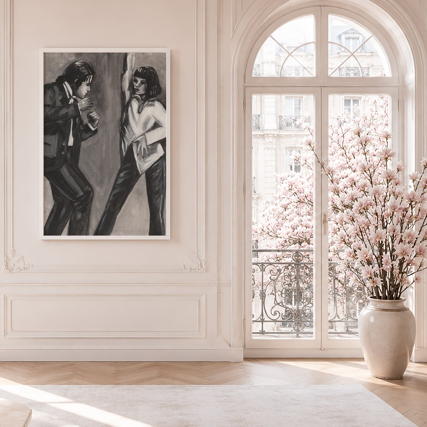 Uma Thurman and John Travolta dancing in Pulp Fiction | Framed Fine Art Print