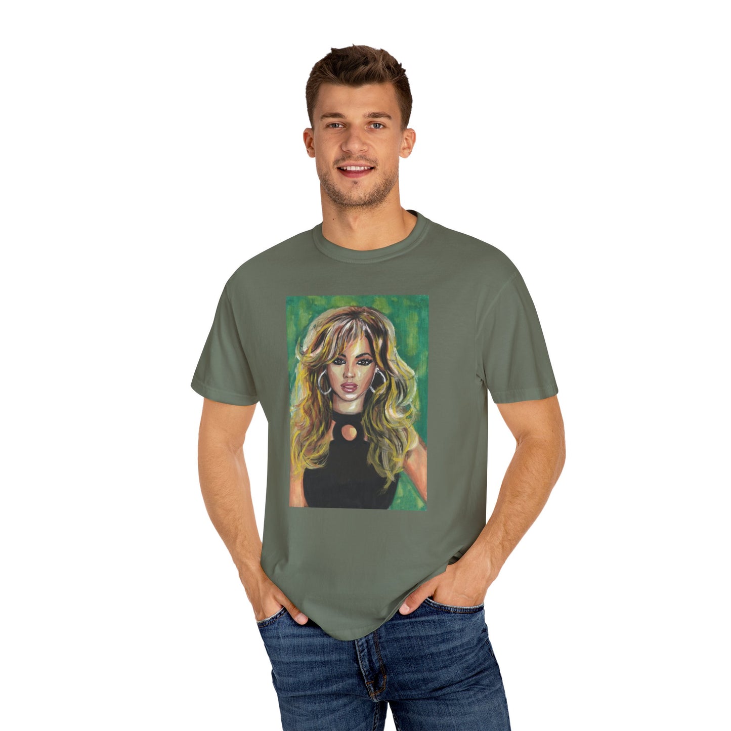 Fashion Girl, Unisex Garment-Dyed T-shirt