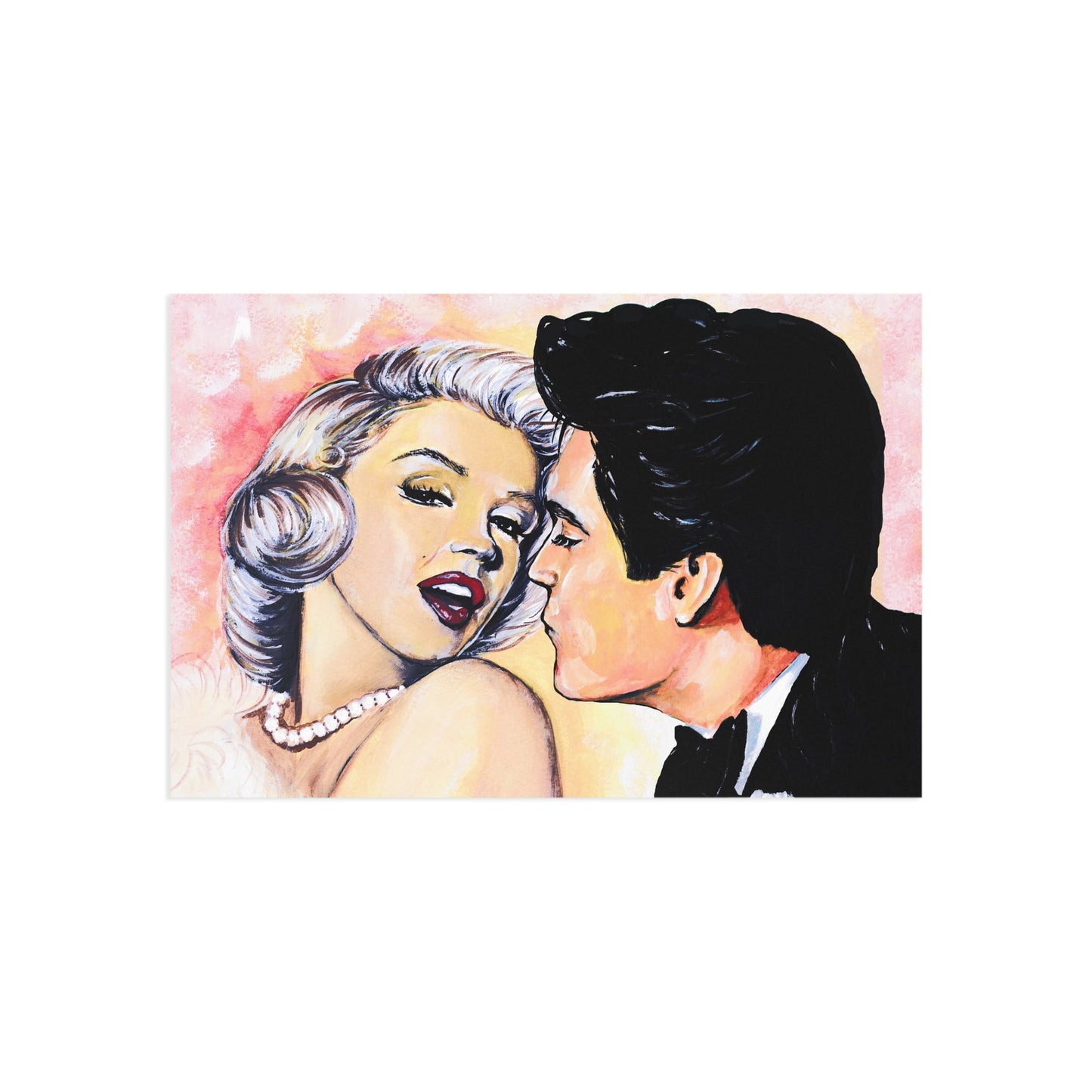 Marilyn and Elvis, Fine Art Postcards