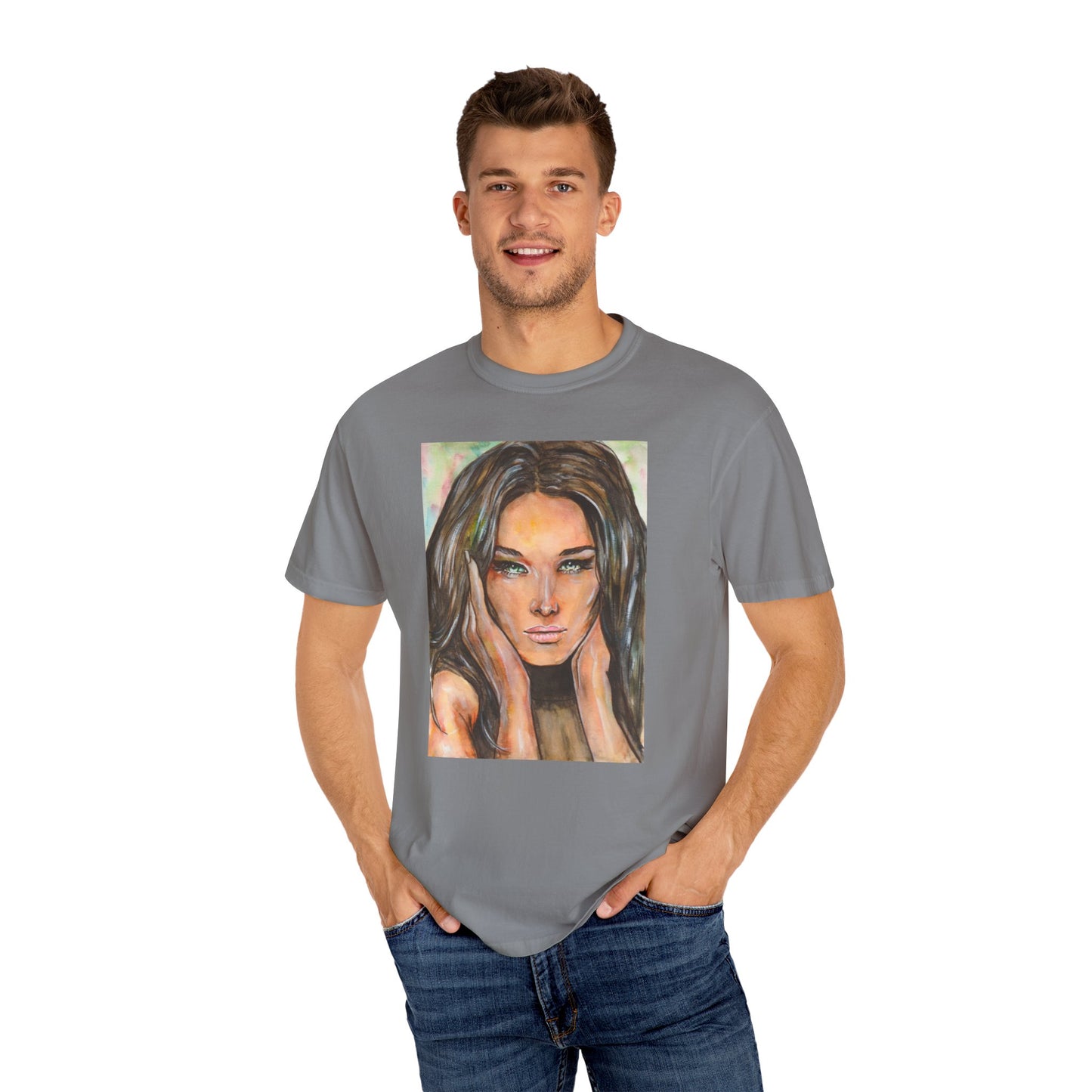 Carla, Unisex Garment-Dyed T-shirt