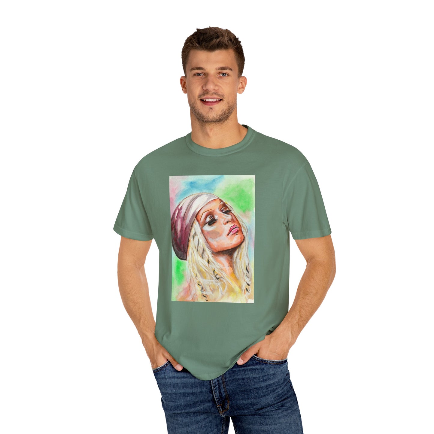 Christina, Unisex Garment-Dyed T-shirt