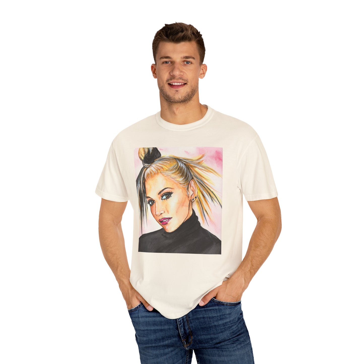 Gwen, Unisex Garment-Dyed T-shirt