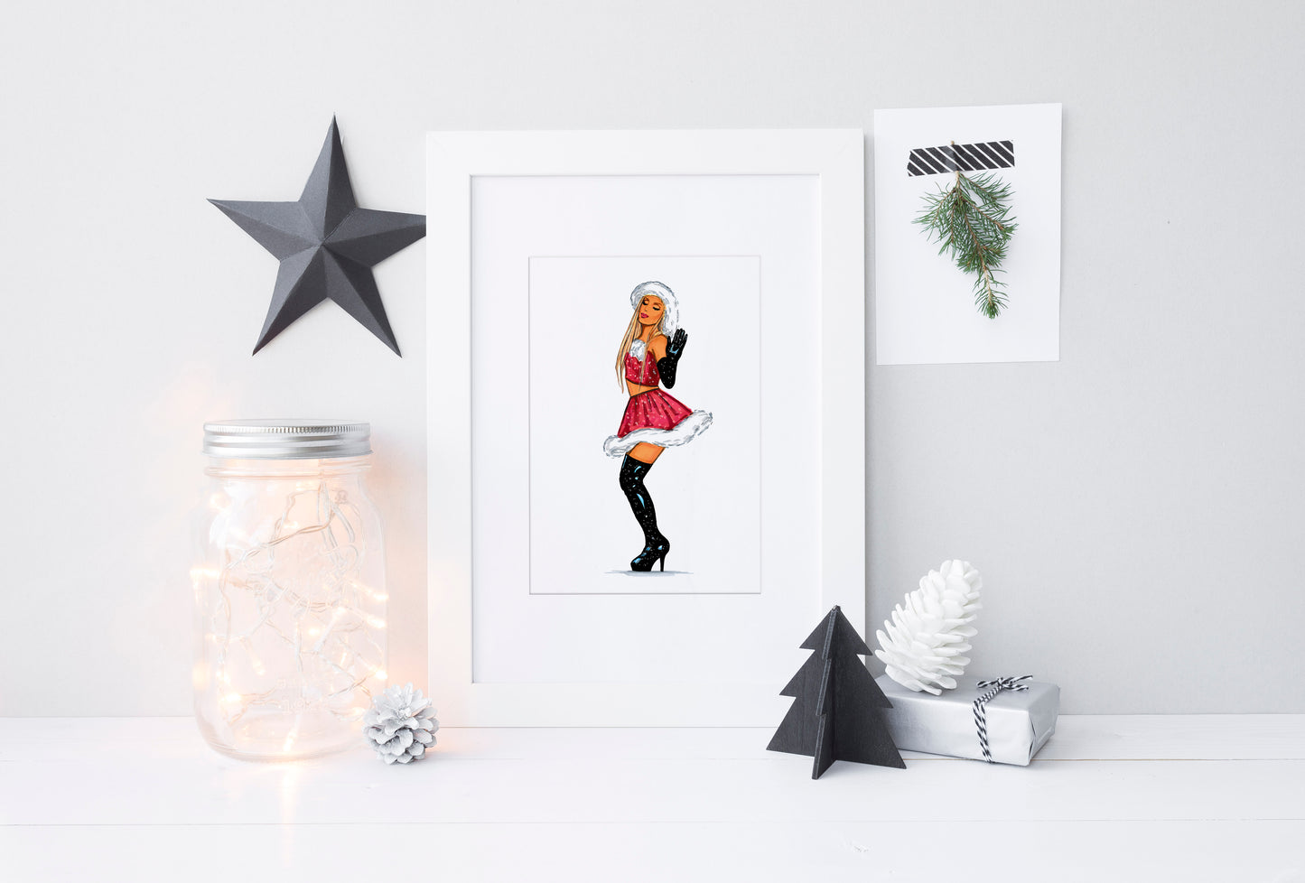 Ariana, ART PRINT Signed by Artist