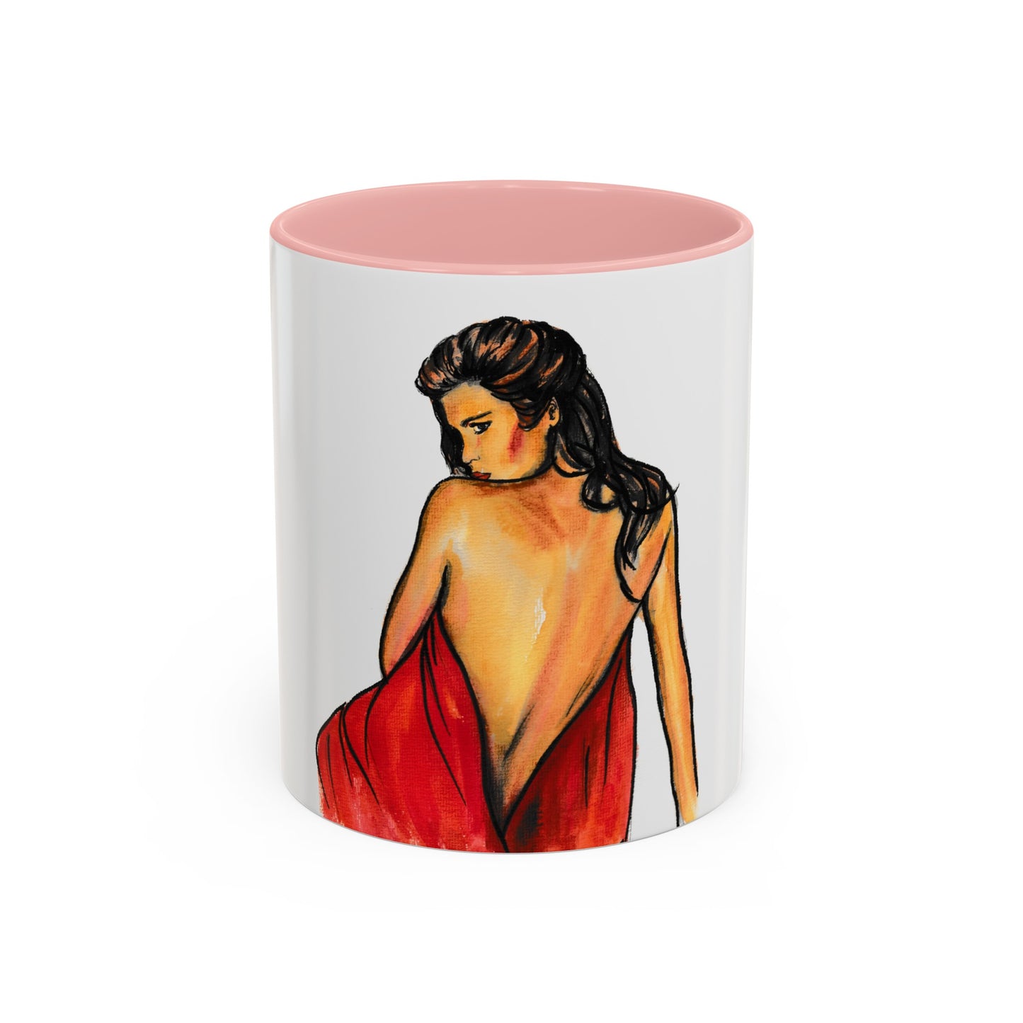 Gia Marie Carangi, Accent Coffee Mug (11, 15oz)