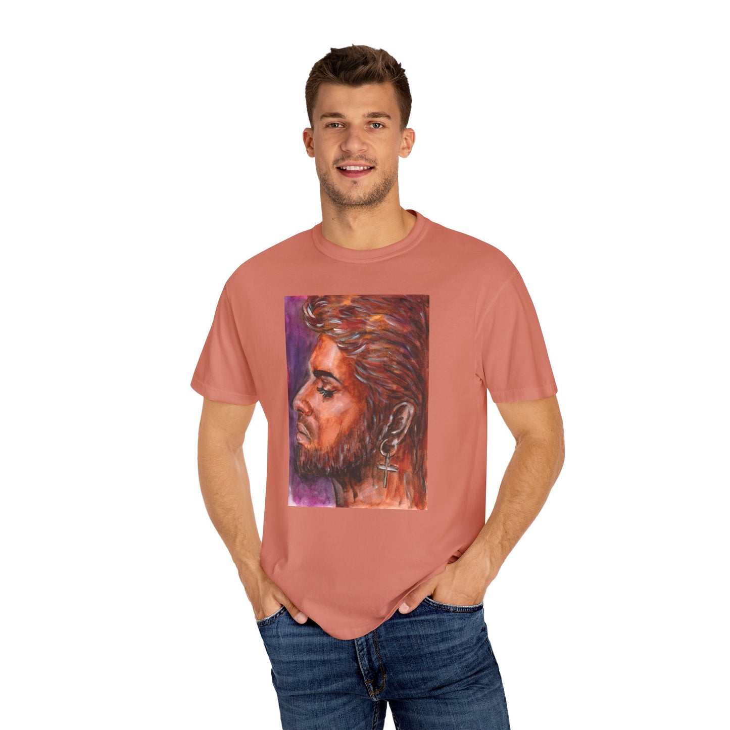 George, Unisex Garment-Dyed T-shirt