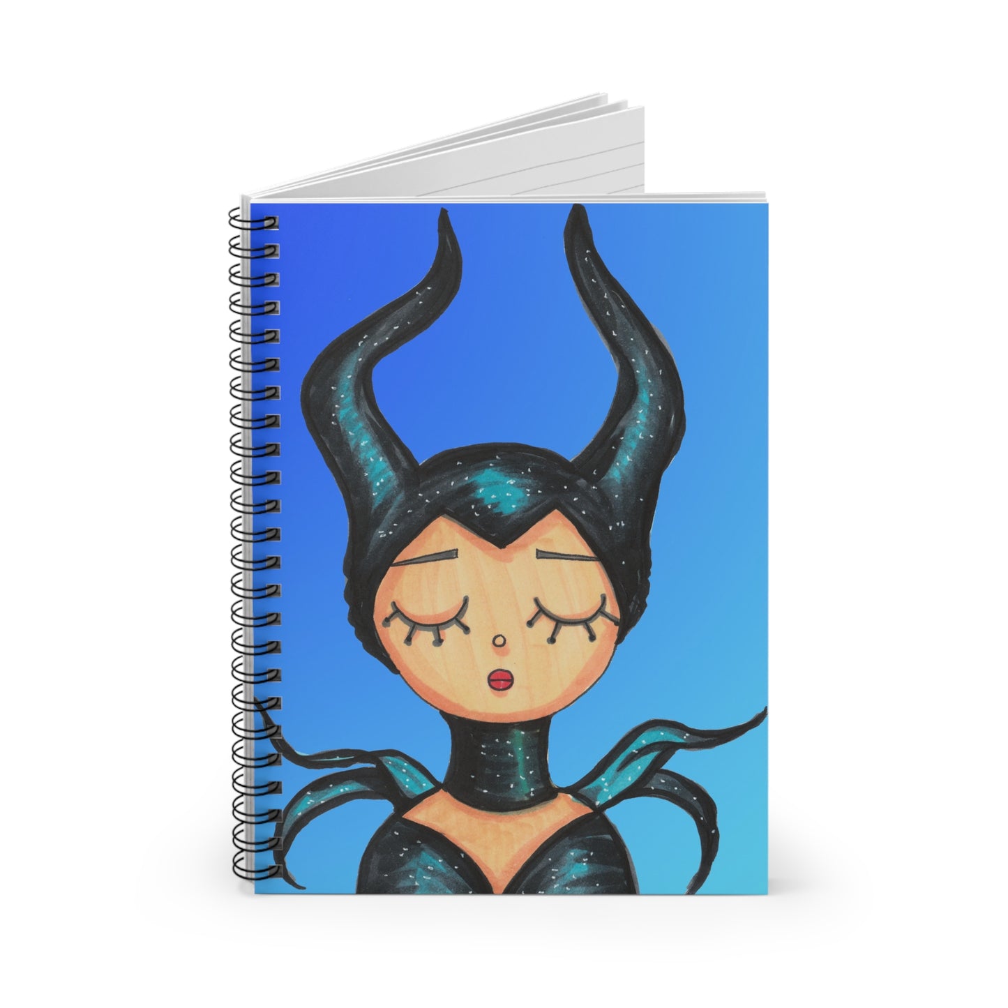 Angelina Jolie, Maleficent, Spiral Notebook - Ruled Line