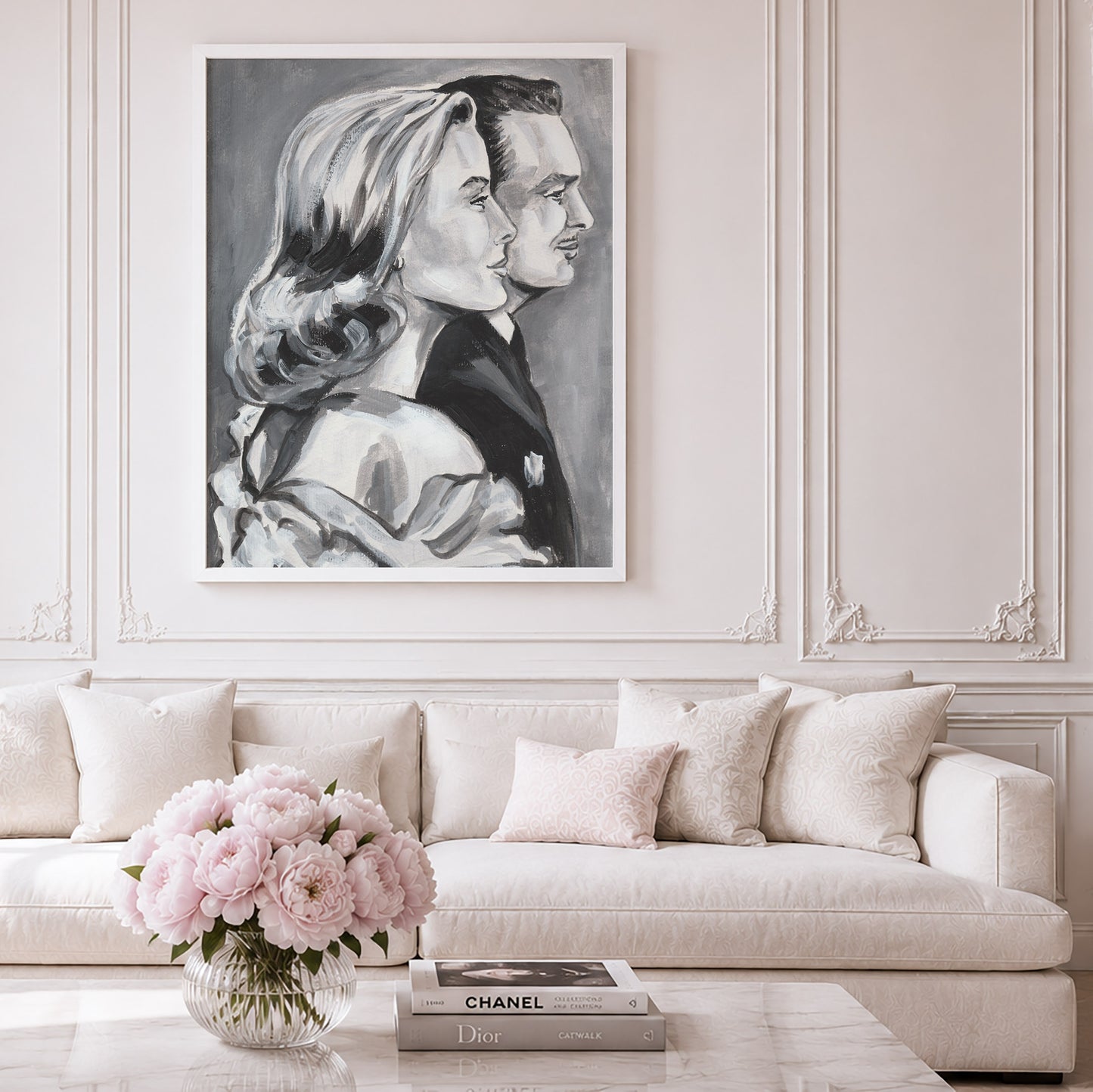 Grace Kelly and Prince Rainier III of Monaco | Framed Fine Art Print