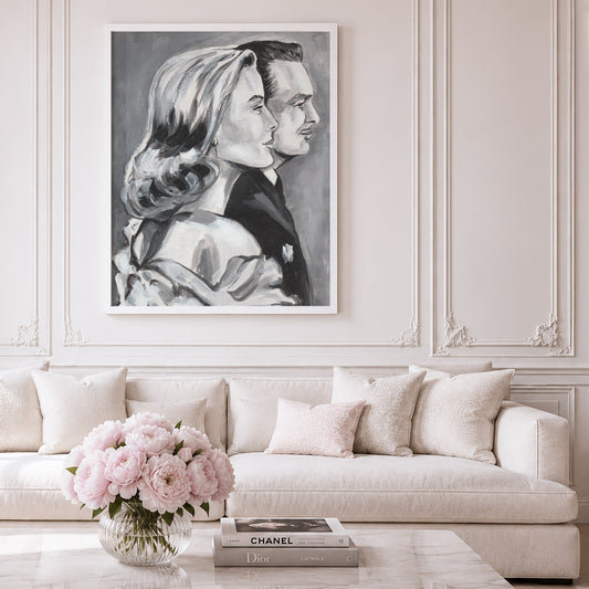 Grace Kelly and Prince Rainier III of Monaco | Framed Fine Art Print