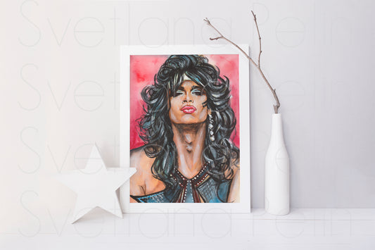 Tommy Lee, ORIGINAL Watercolor Painting, Artwork by Svetlana Pelin