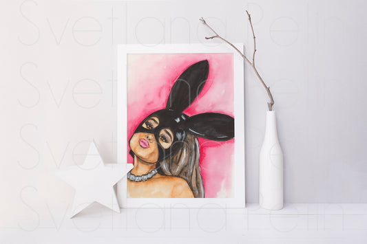 Ariana, ORIGINAL Watercolour Painting, Artwork by Svetlana Pelin