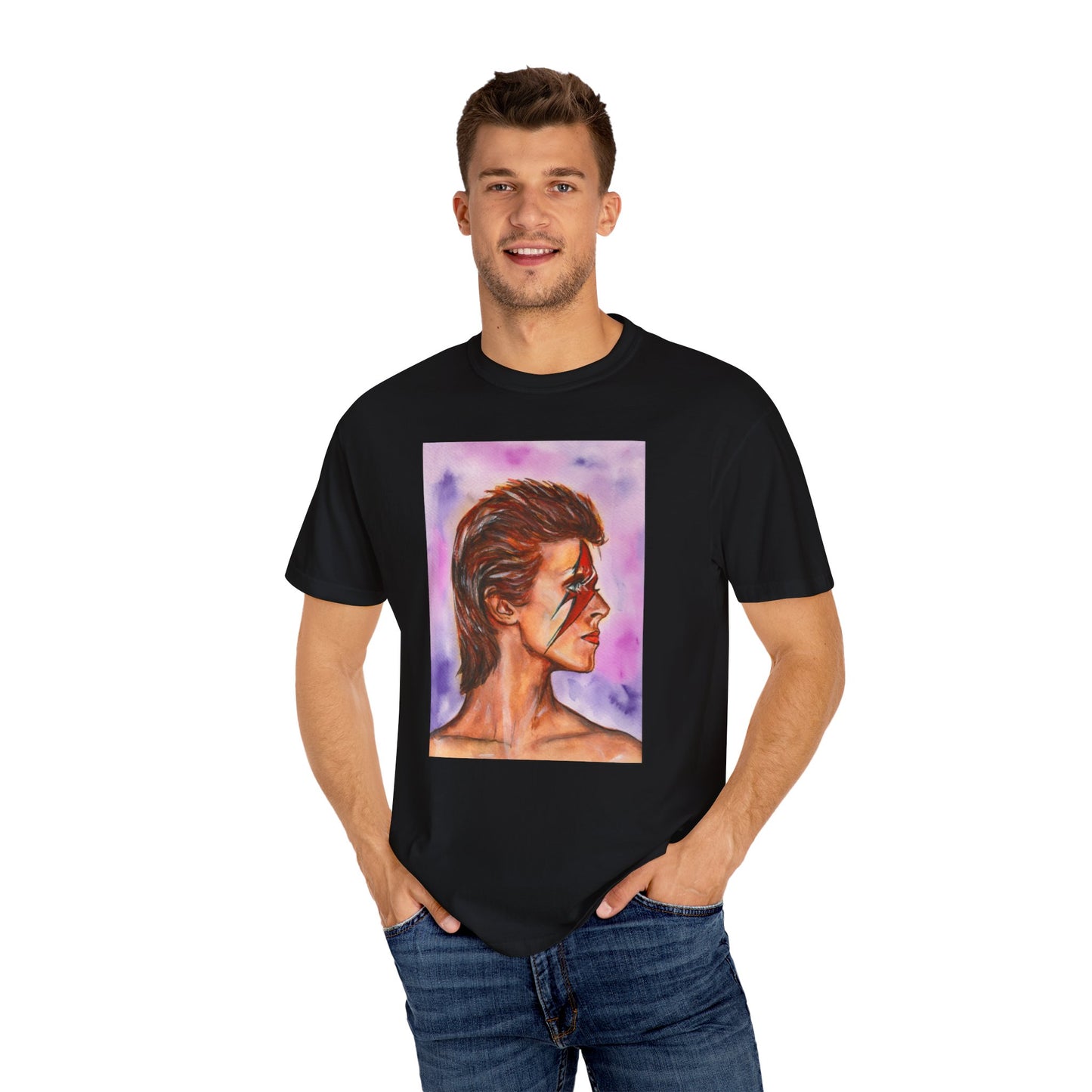 David Bowie, Unisex Garment-Dyed T-shirt