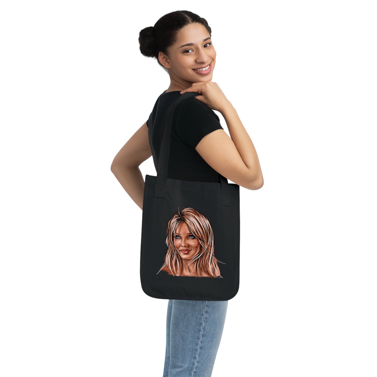 Cameron Diaz, Organic Canvas Tote Bag