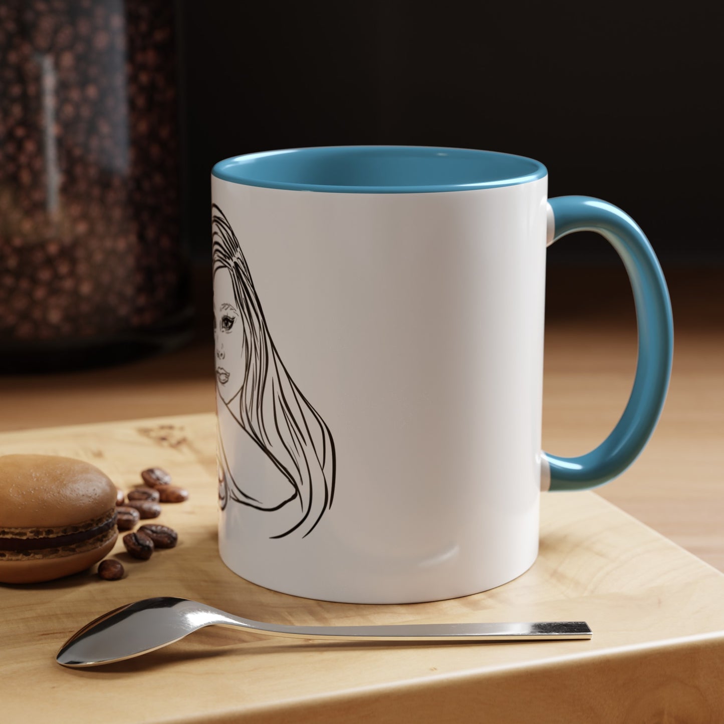 Brooke Shields, Accent Coffee Mug (11, 15oz)