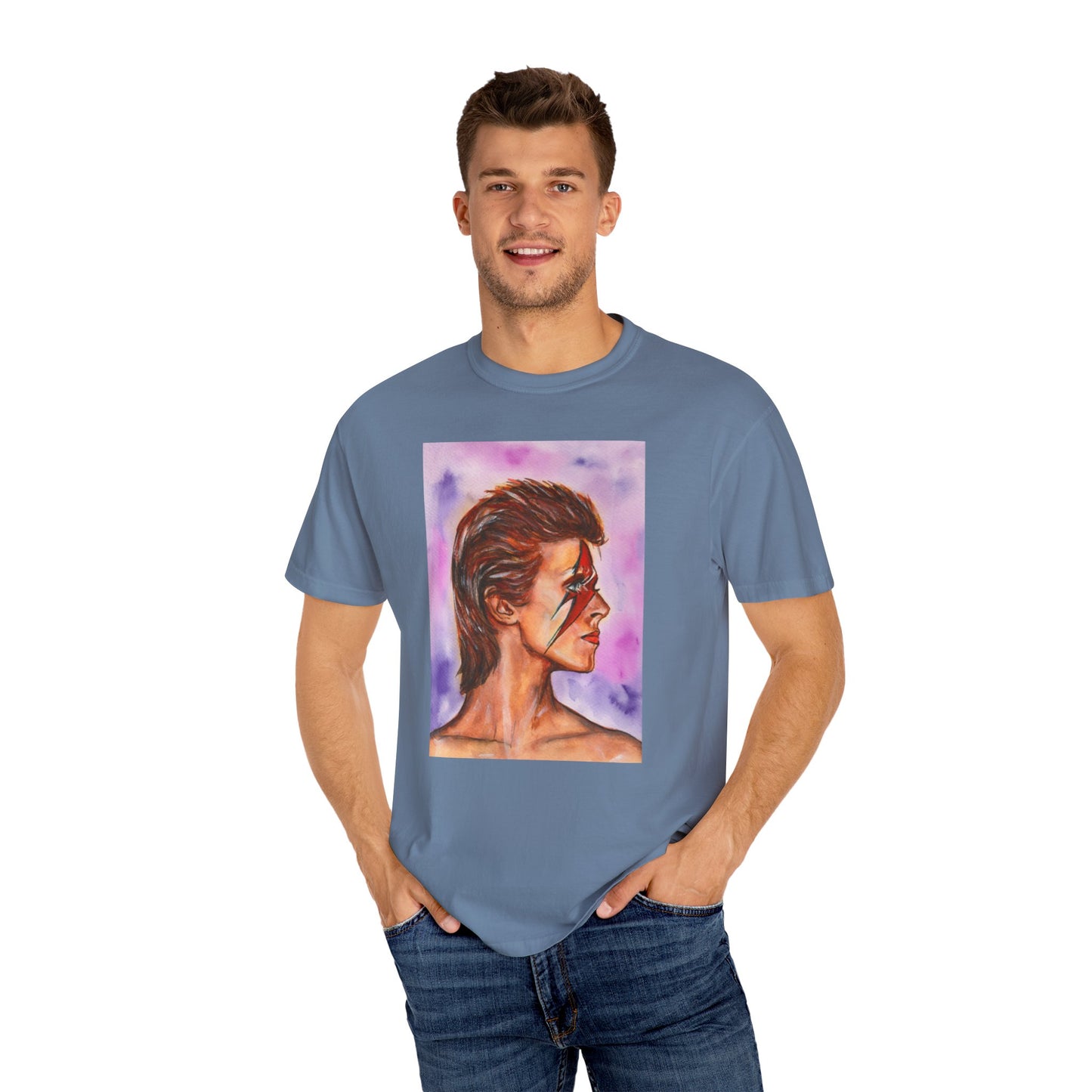 David Bowie, Unisex Garment-Dyed T-shirt