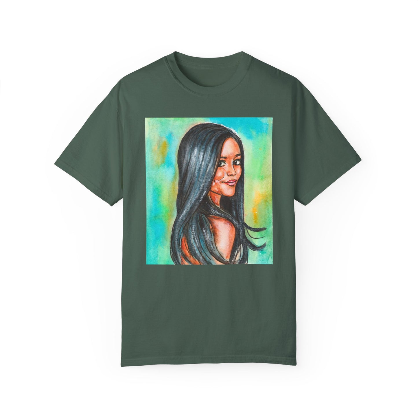 Jenna Ortega, Unisex Garment-Dyed T-shirt