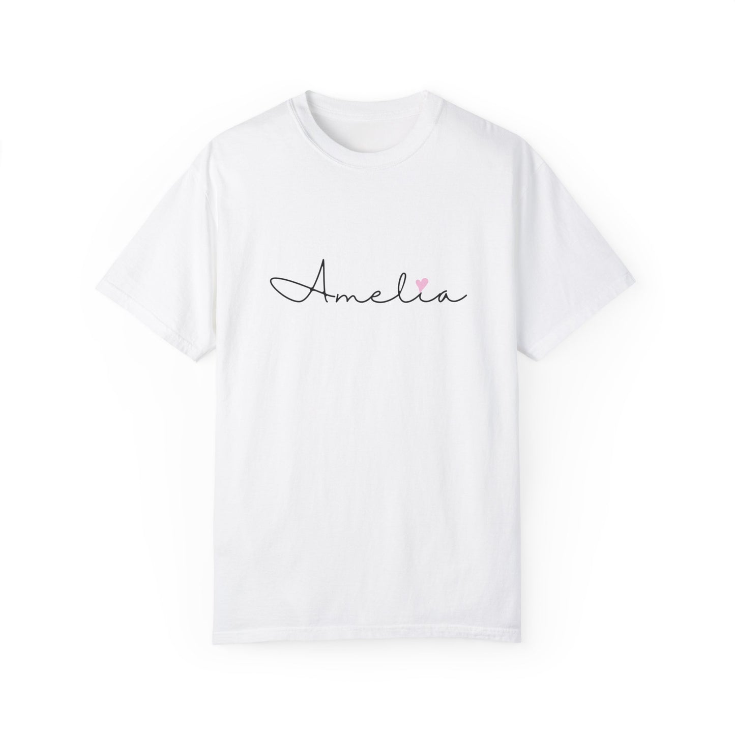 Amelia, Girl, Woman, Name, Unisex Garment-Dyed T-shirt