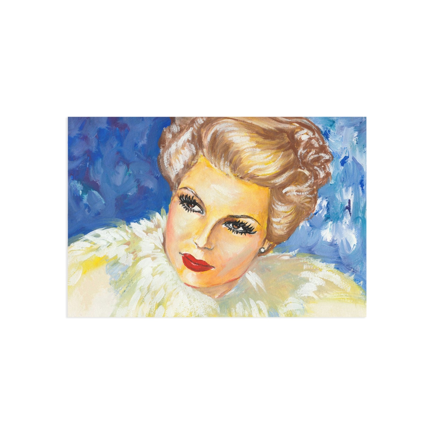 Rita Hayworth, Fine Art Postcards