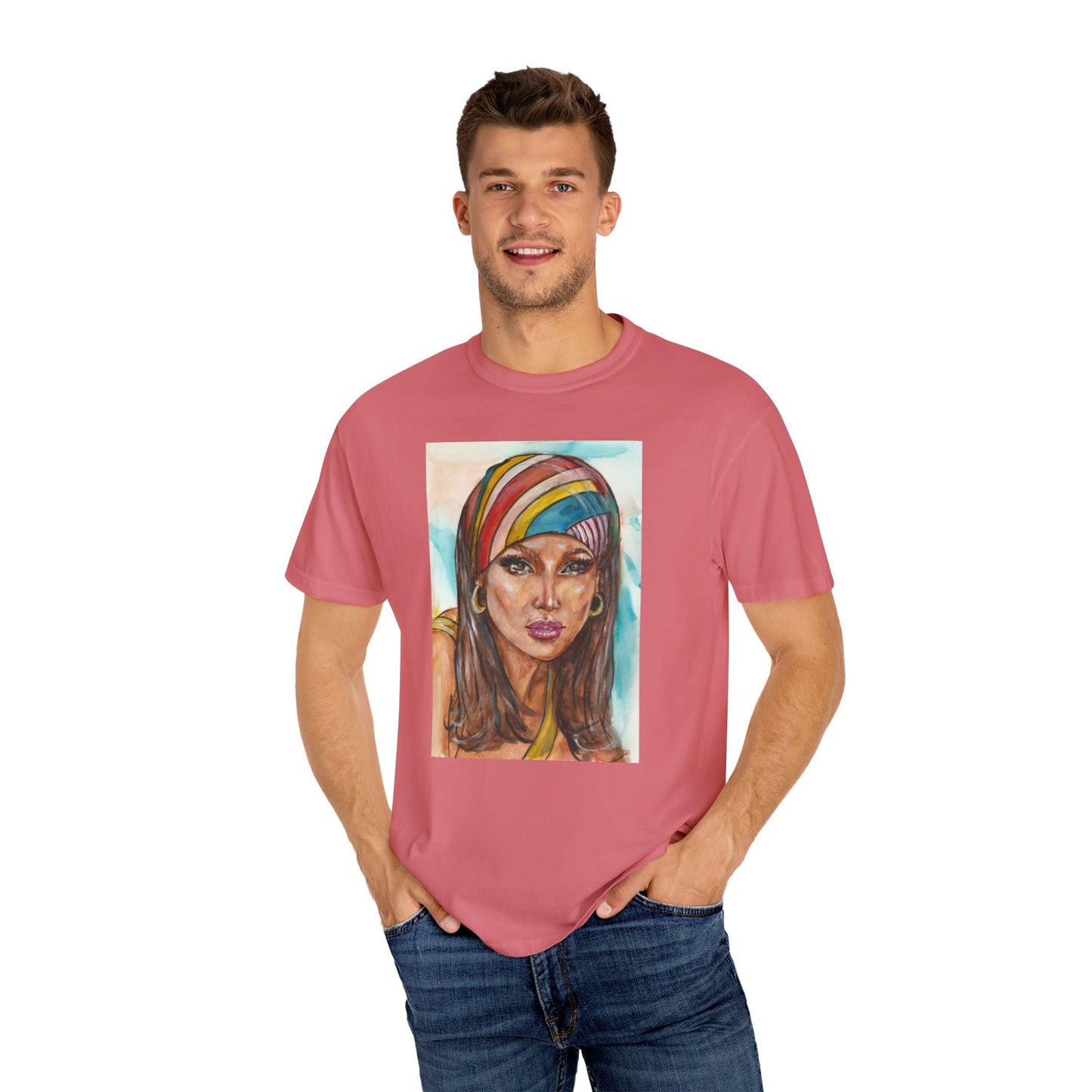 Jennifer Lopez, Unisex Garment-Dyed T-shirt