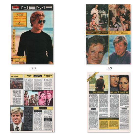 Robert Redford, Romanian magazine, Cover, DIGITAL LISTING, Instant Download